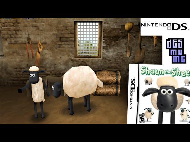 Shaun the Sheep (2008) Nintendo DS Gameplay #2 (Fin) in HD (DeSmuME)