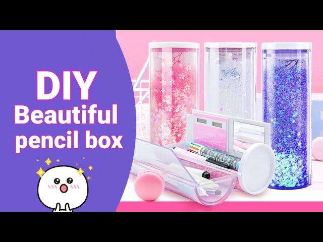 How to make pencil box / DIY Homemade Cute Pencil Box / Paper Crafts / School supplies DIY ideas