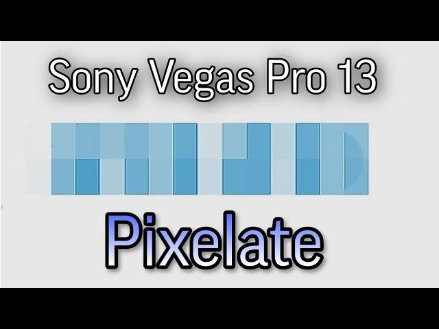 Как сделать размытие на видео в Sony Vegas Pro 13 / Размытие части видео в сони вегас про 13