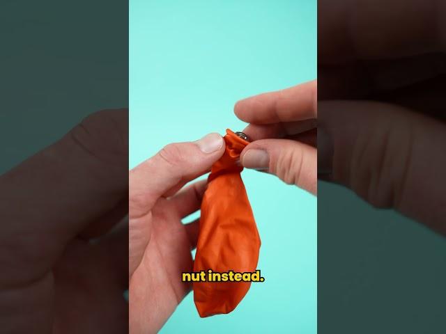 What sound does hex nuts make inside a Balloon?  #physics   #experiment  #shorts