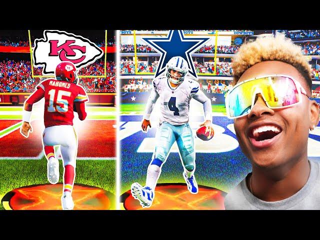 Who’s Faster, Patrick Mahomes or Dak Prescott? - KICK RETURN CHALLENGE Ep. #7