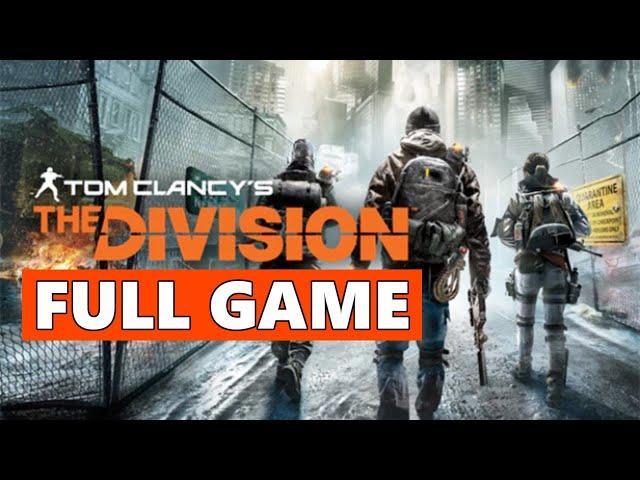 The Division 1 Full Walkthrough Gameplay - No Commentary (PC Longplay)