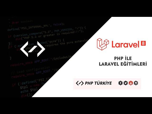 LARAVEL KURULUMU - PHP İLE LARAVEL EĞİTİM SETİ