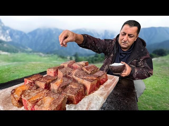 The Wagyu Steak That's Taking the Internet By Storm: Cooking It on a Salt Block!