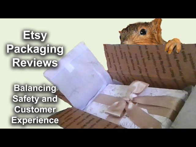 Etsy packaging reviews, or how to package your Etsy orders.