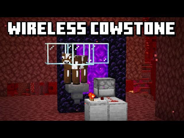 New Remote Teleportation in Vanilla Minecraft 1.21 [Wireless Redstone, Multiplayer Friendly]