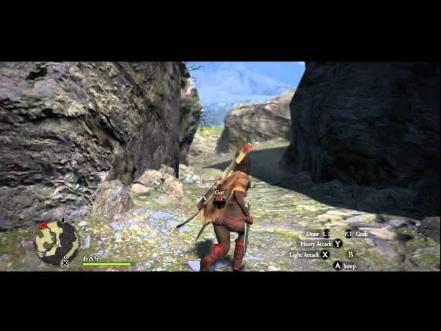 Dragon's Dogma wilderness gameplay (full version of game)