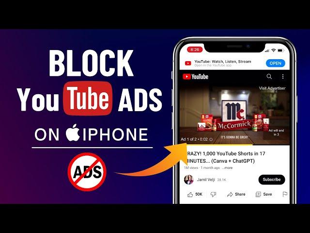 How to Block YouTube Ads on iPhone [2 Methods]