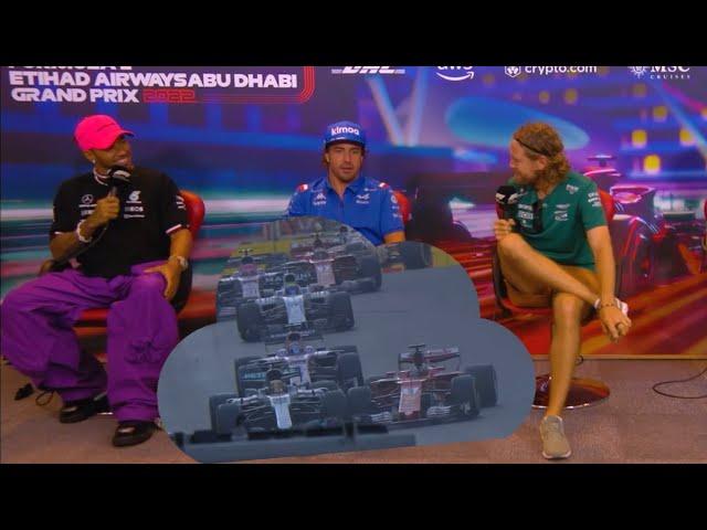 Hamilton & Vettel friendship got better after 2017 Baku ￼ press-Conference #f1 #formula1 #shorts