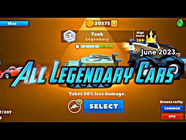 All Legendary Cars and their Abilities | Crash of Cars