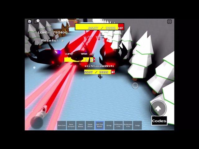 Roblox Sans Multiversal Battles 3d powerful error showcase (plus code)