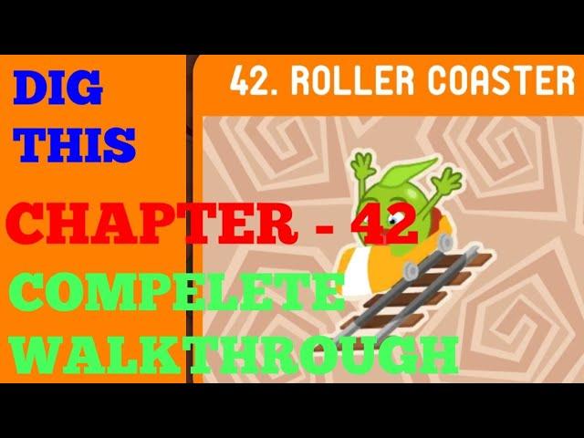 DIG THIS (DIG IT) LEVEL 42 [ROLLER COASTER] SOLUTION OR WALKTHROUGH