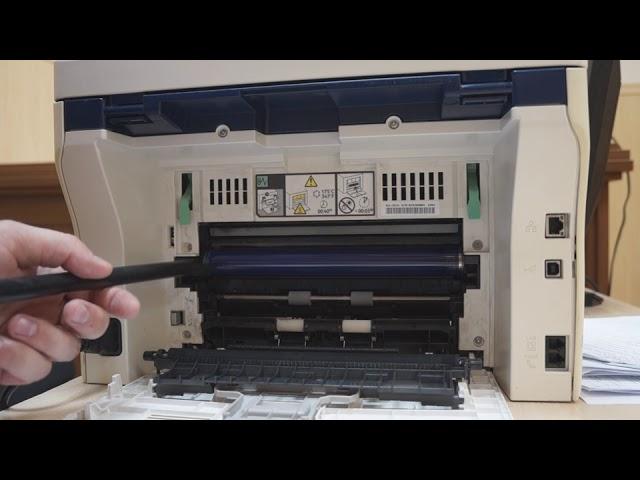 Xerox 3045. Убираем черные полосы (пятна/ "хлопья"/мазня) Remove the black stripes