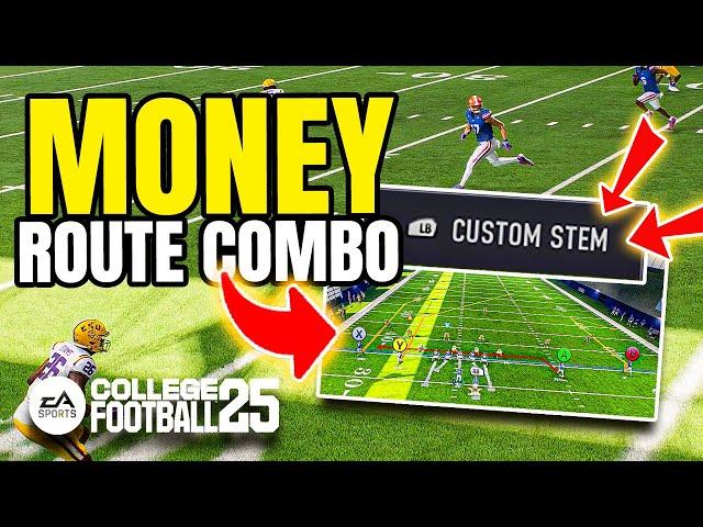 Easy Route Combination to Destroy Coverage in College Football 25