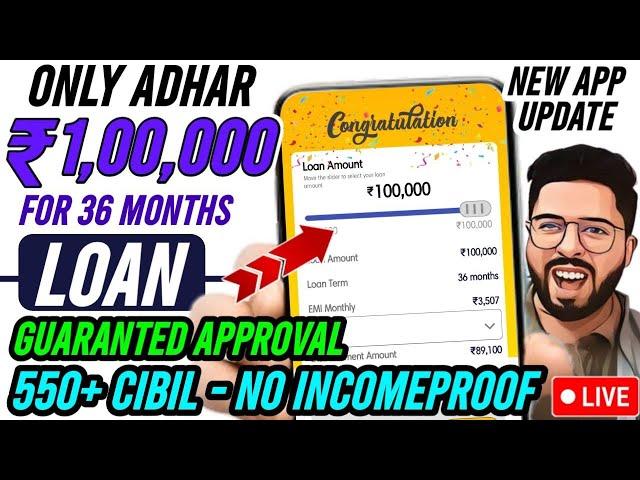 Unlock ₹1,00,000 Instant Loan only Adhar in 2024 – No Income Proof, No CIBIL, Guaranteed Approval!