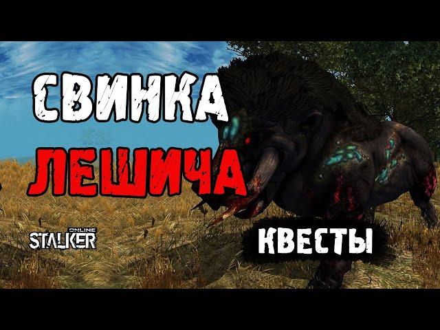 Свинка Лешича. Как убить свинку. Все по порядку. Сталкер Онлайн / Stalker Online / Stay Out