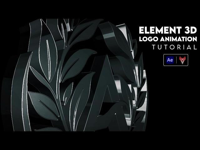 How to make a 3D logo animation in After Effects | Element 3D Logo Animation Tutorial | Shehab