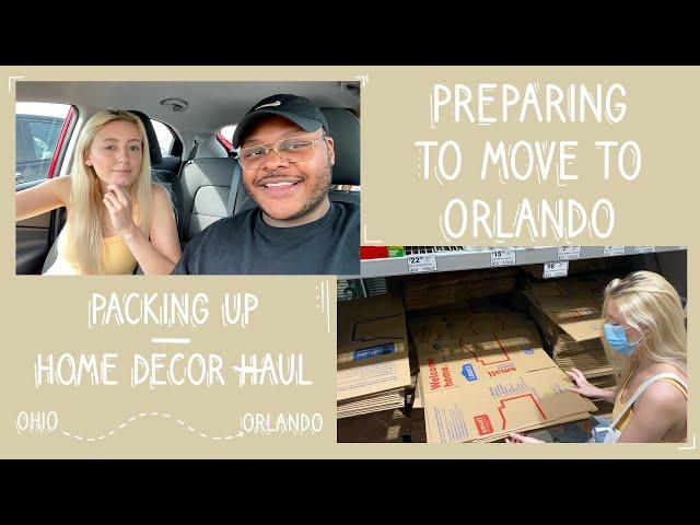 Moving to Orlando Vlog! | Packing for Orlando & Home Decor Haul