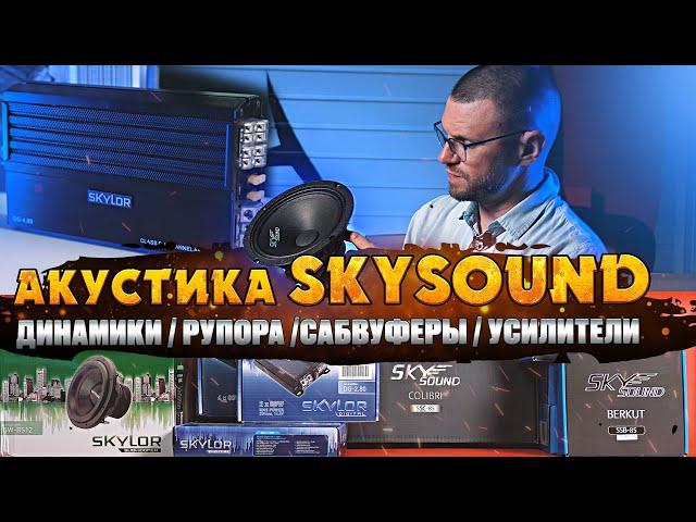 Акустика SkySound -  ДИНАМИКИ/ РУПОРА / УСИЛИТЕЛИ/ САБВУФЕРЫ