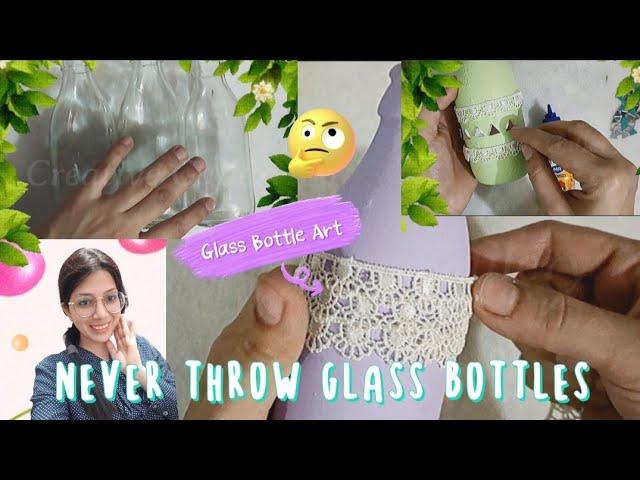 4 DIY Creative Glass Bottle Decoration ideas/ Bottle Decoration Ideas