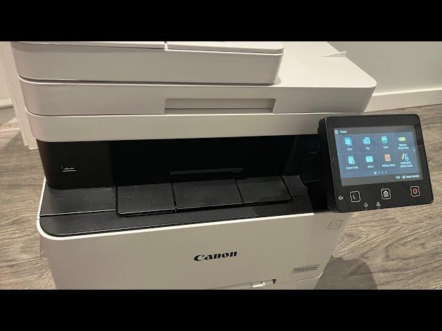 How to Replace toner cartridges and check toner level on Canon Color Laser Printer