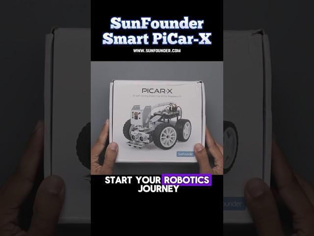 Start Your Robotics Journey with 𝐏𝐢𝐂𝐚𝐫-𝐗! | Raspberry Pi Smar Car #stem #raspberrypi #diy