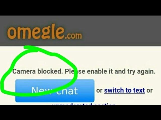 Live Proof | How to enable camera on Omegle | how to unblock camera in Omegle | Omegle Camera Block