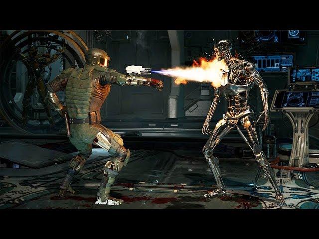 Mortal Kombat 11 - ROBOCOP vs TERMINATOR Gameplay #2 @ 1440p (60ᶠᵖˢ) 