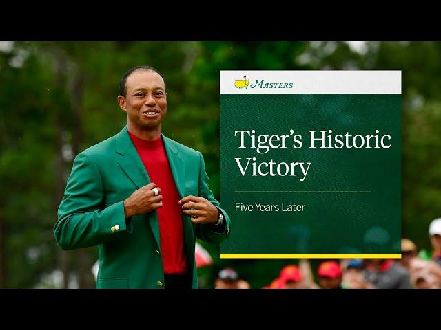 Tiger's Historic Victory | His Fifth Green Jacket Five Years Later