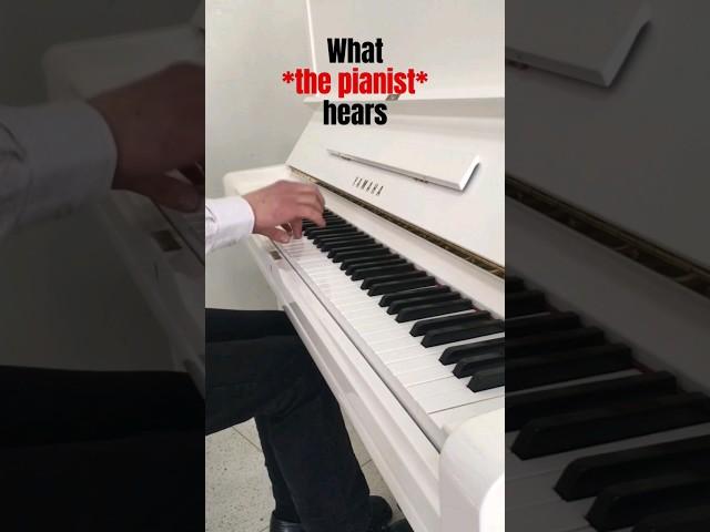 What the audience hears vs. what the pianist hears #piano #shorts @jazerleepiano