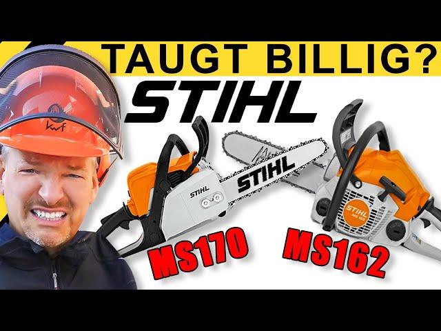 HAT STIHL EIN PROBLEM? BILLIGSTE STIHL KETTENSÄGE MS 162 im TEST | WERKZEUG NEWS 236