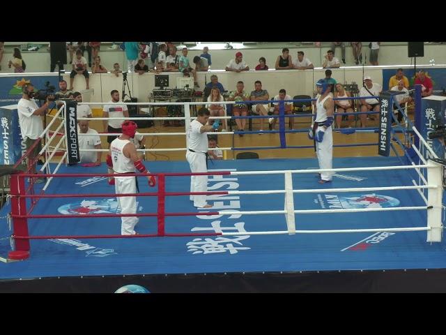 1/4  -80 Bogdan Gabriel Curiman, Romania, aka vs  Nikita Peshenko, Ukraine