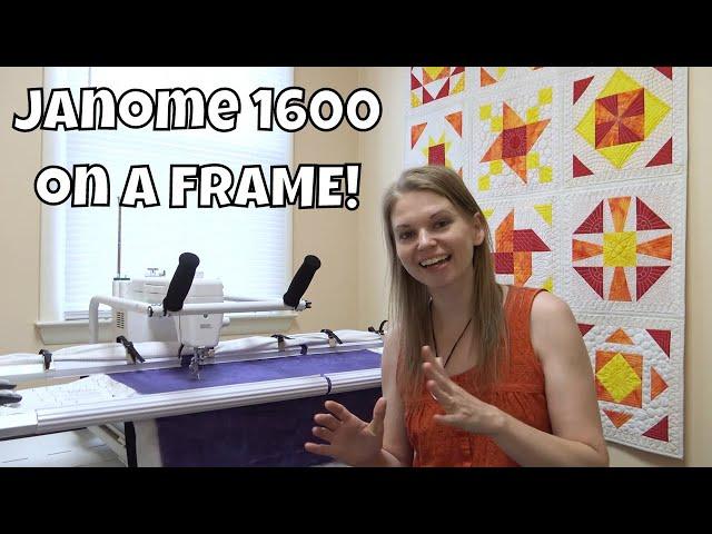 How to Put a Quilt on a Frame and Quilt with a Home Sewing Machine