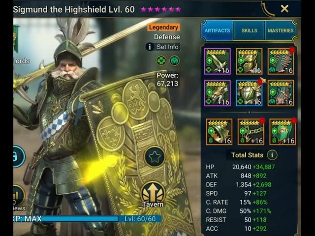 Зигмунд (SIGMUND THE HIGHSHIELD)  #сборки #build #SIGMUND THE HIGHSHIELD #raid