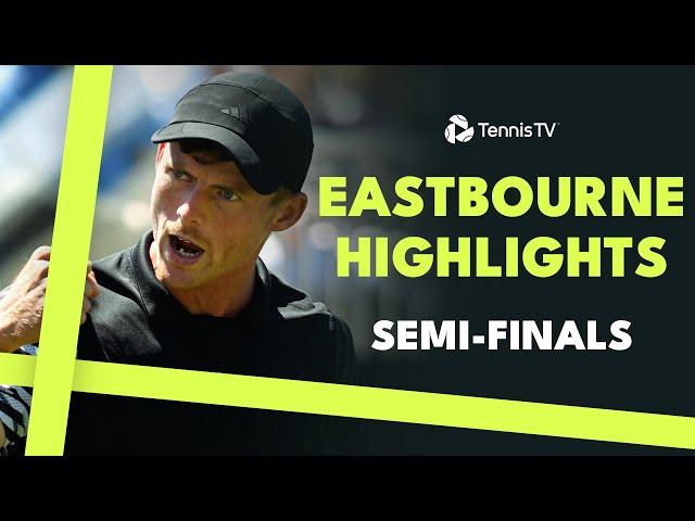 Fritz Takes On Vukic; Harris vs Purcell | Eastbourne 2024 Semi-Final Highlights