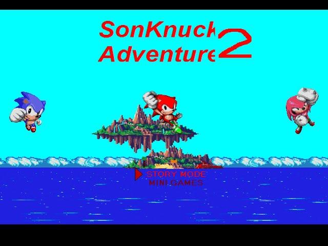 Sonic: Fan Games/Hacks 414: SonKnuck Adventure 2 (SAGE2002-2004)