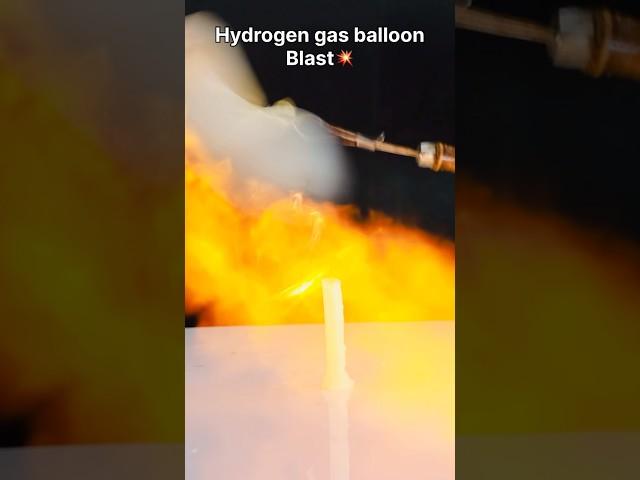 Hydrogen gas blast #experiment #viralshort #chemistry #funwithchemistry #neet #sciencefacts