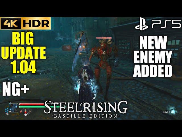 STEELRISING NG+ New Enemy Grim Reaper | STEELRISING Update Add New Enemy|STEELRISING PS5 Update 1.04