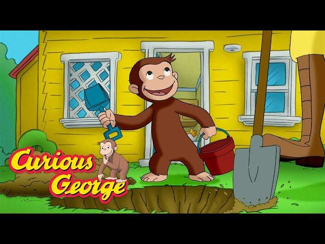 George the Digger!   Curious George  Kids Cartoon  Kids Movies