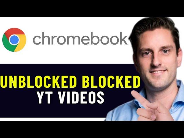 HOW TO UNBLOCK BLOCKED YOUTUBE VIDEOS ON SCHOOL CHROMEBOOK 2024! (FULL GUIDE)