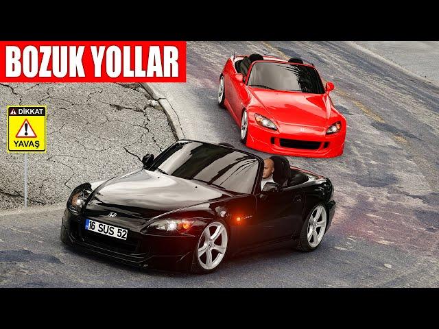 DİP BASIK S2000 İLE BOZUK KÖY YOLLARI !! Assetto Corsa