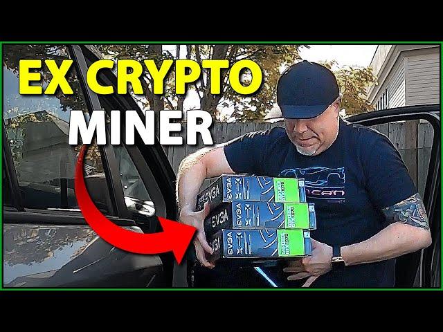 Picking Up Graphics Cards From an EX CRYPTO MINER