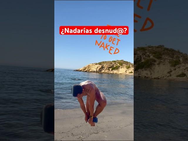 Te sumas al reto Nadar desnudo en la playa/piscina y con vídeo para probarlo #naked #actitudhector