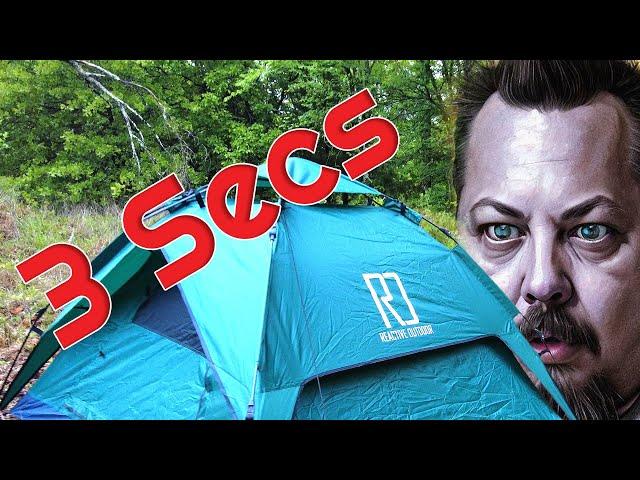 Rainy Adventure Tested! Reactive Outdoor 3Secs Tent Review