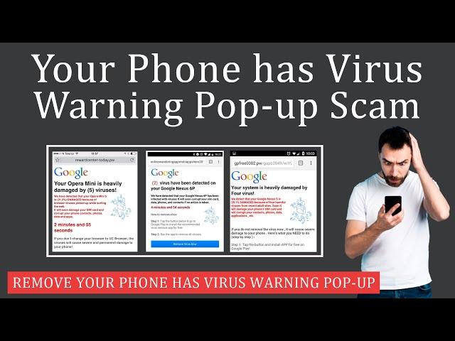 Your Phone has Virus Warning Scam - Explained | How to Remove it?