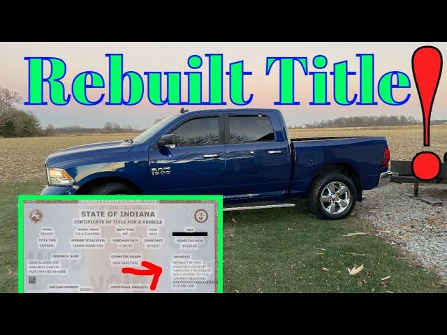 Beware! Buying a Rebuilt Title Vehicle! Things to know {Tips & Tricks*}