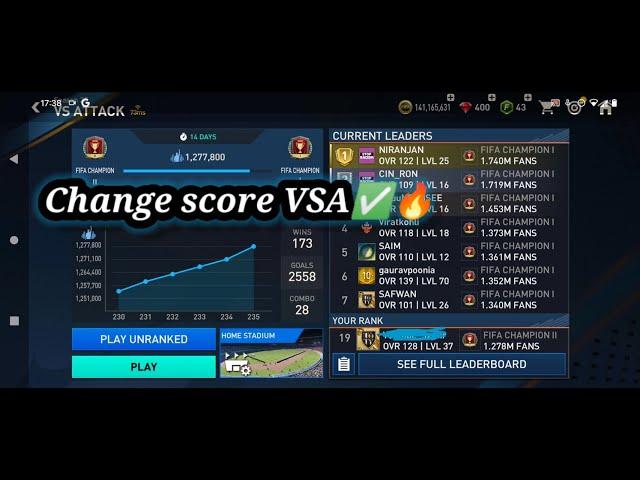 Fifa mobile |  EA FCMOBILE 24  game guardian Script VSA  @poolfiremods