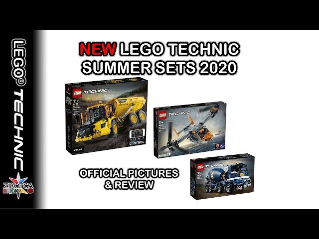 NEW LEGO Technic 2020 Summer Sets - 42112 42113 42114 Official Pictures & Review | 6x6 Volvo Hauler