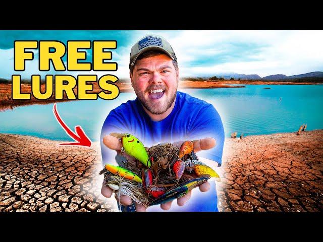 Finding FREE fishing gear in the RIVER!!! ($112 worth!)