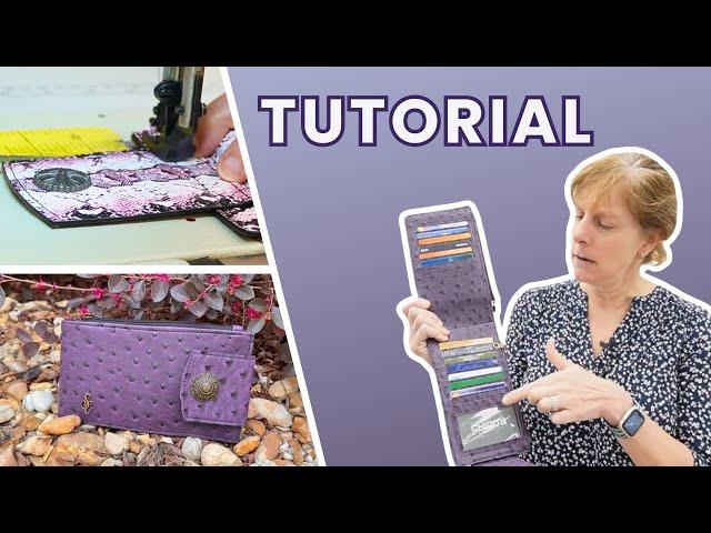 The Gemella Wallet Tutorial || Simply Classic Pattern #bagmaking